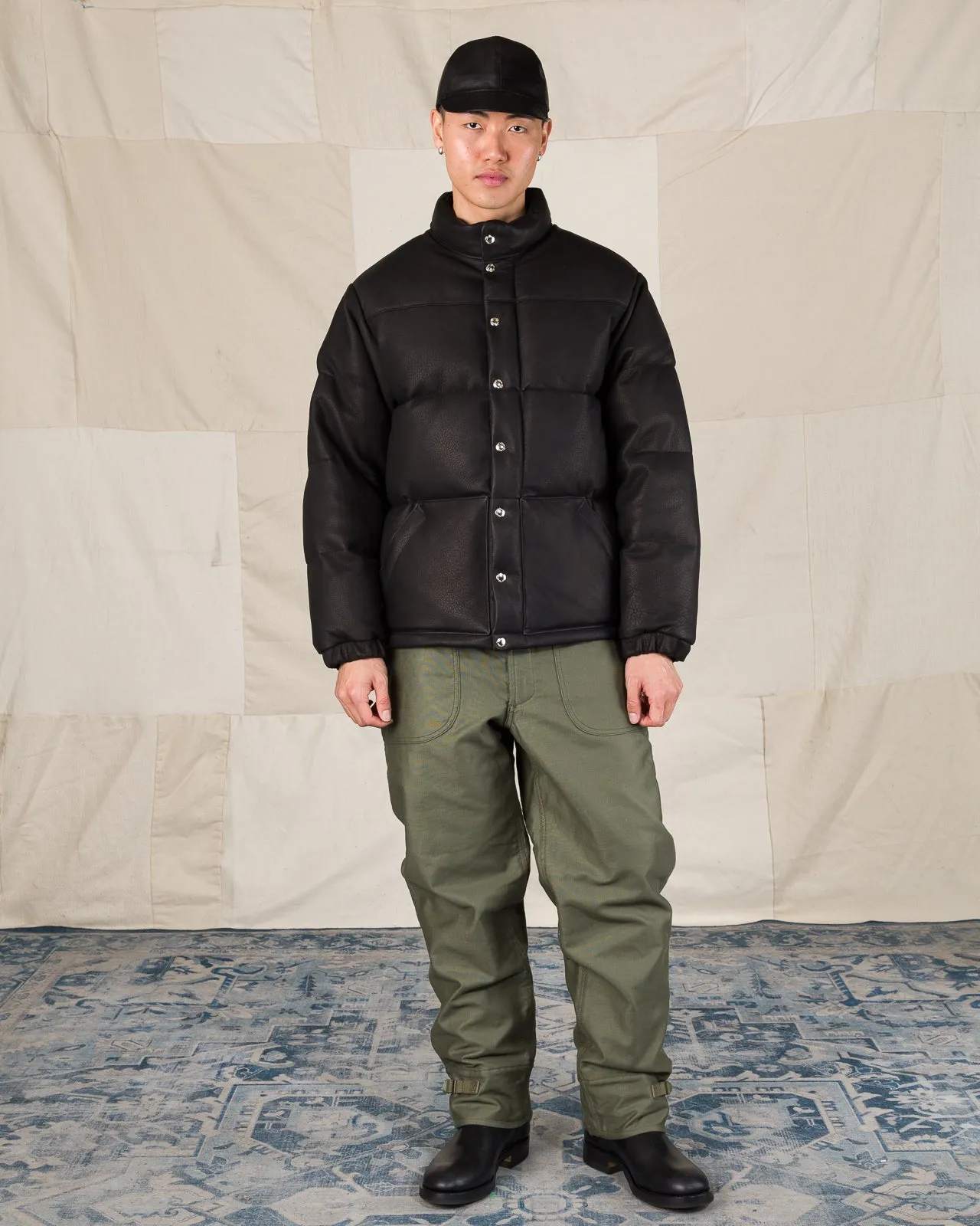 Deerskin Down Jacket - Black sold by Standard and Strange product image thumbnail 3