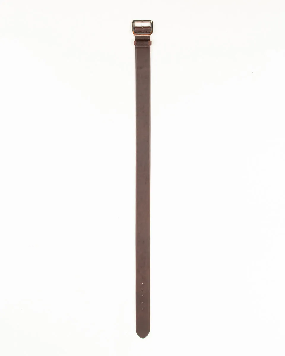 Plain Belt with 1950s NOS Buckle - Dark Brown sold by Standard and Strange product image thumbnail 5