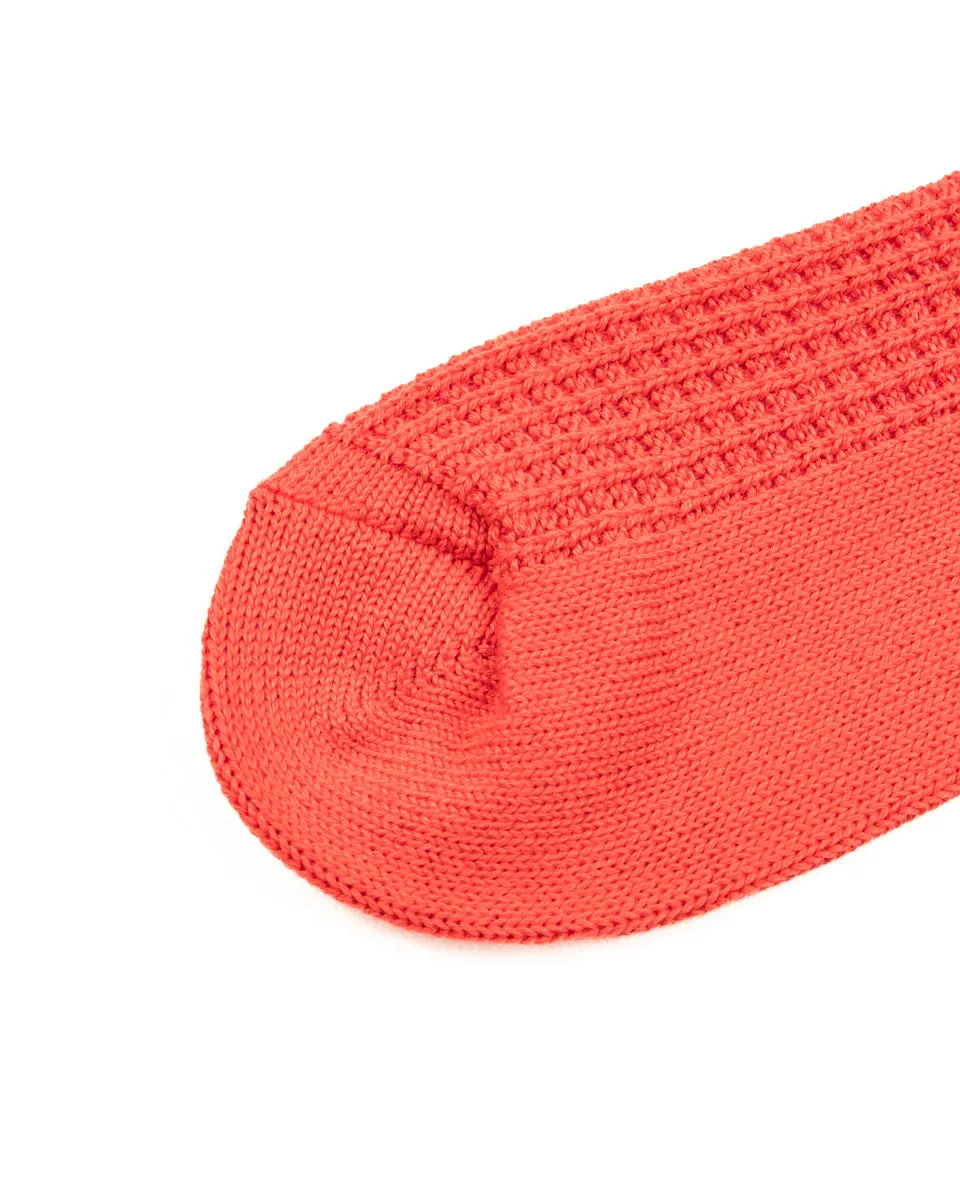 Cotton Waffle Socks - Light Red sold by Standard and Strange product image thumbnail 5
