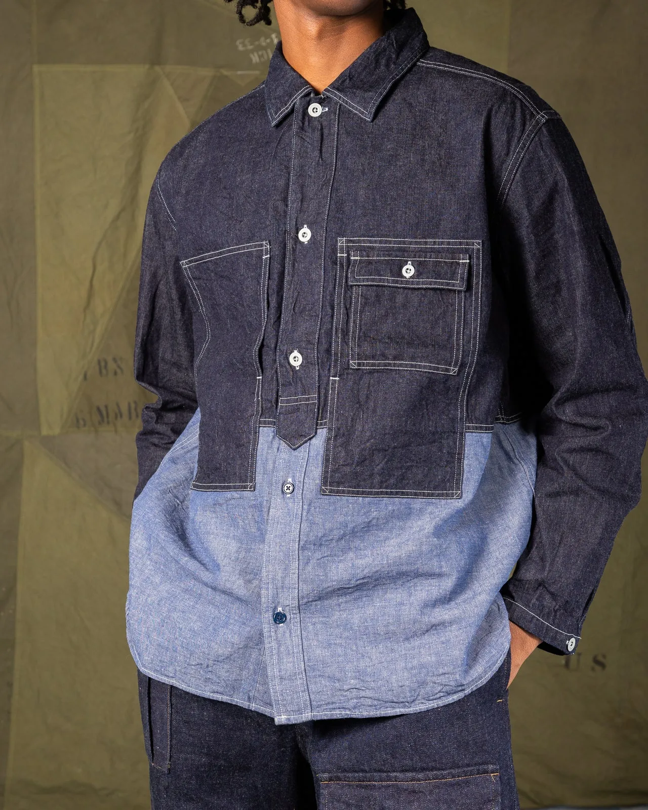 Utility Shirt Type 2 - 10 oz Denim sold by Standard and Strange product image thumbnail 4