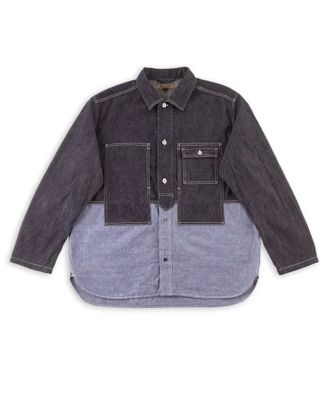 Utility Shirt Type 2 - 10 oz Denim made by Nigel Cabourn