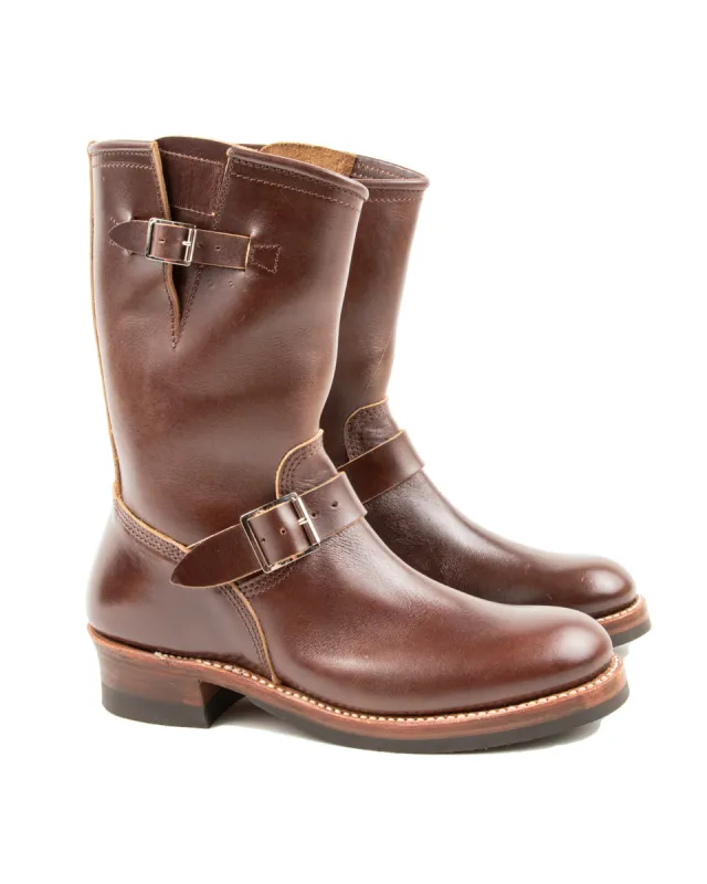 Wabash Engineer Boots - Dark Brown Shinki Horsebutt sold by Standard and Strange