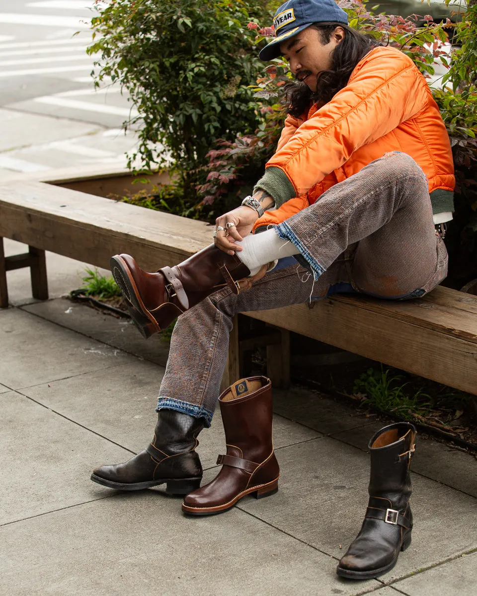 Wabash Engineer Boots - Dark Brown Shinki Horsebutt sold by Standard and Strange product image thumbnail 4