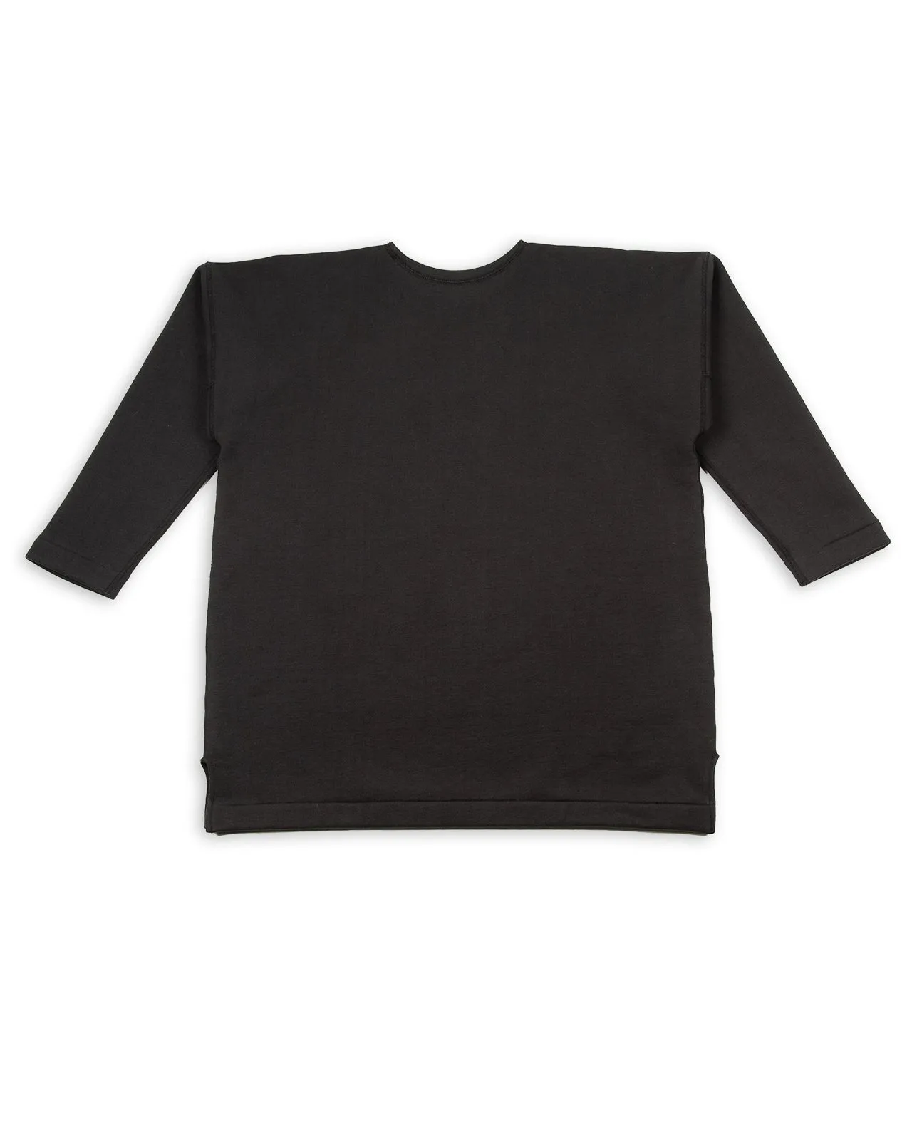 Cotton Fleece Crewneck L/S - Worker's Black sold by Standard and Strange product image thumbnail 2