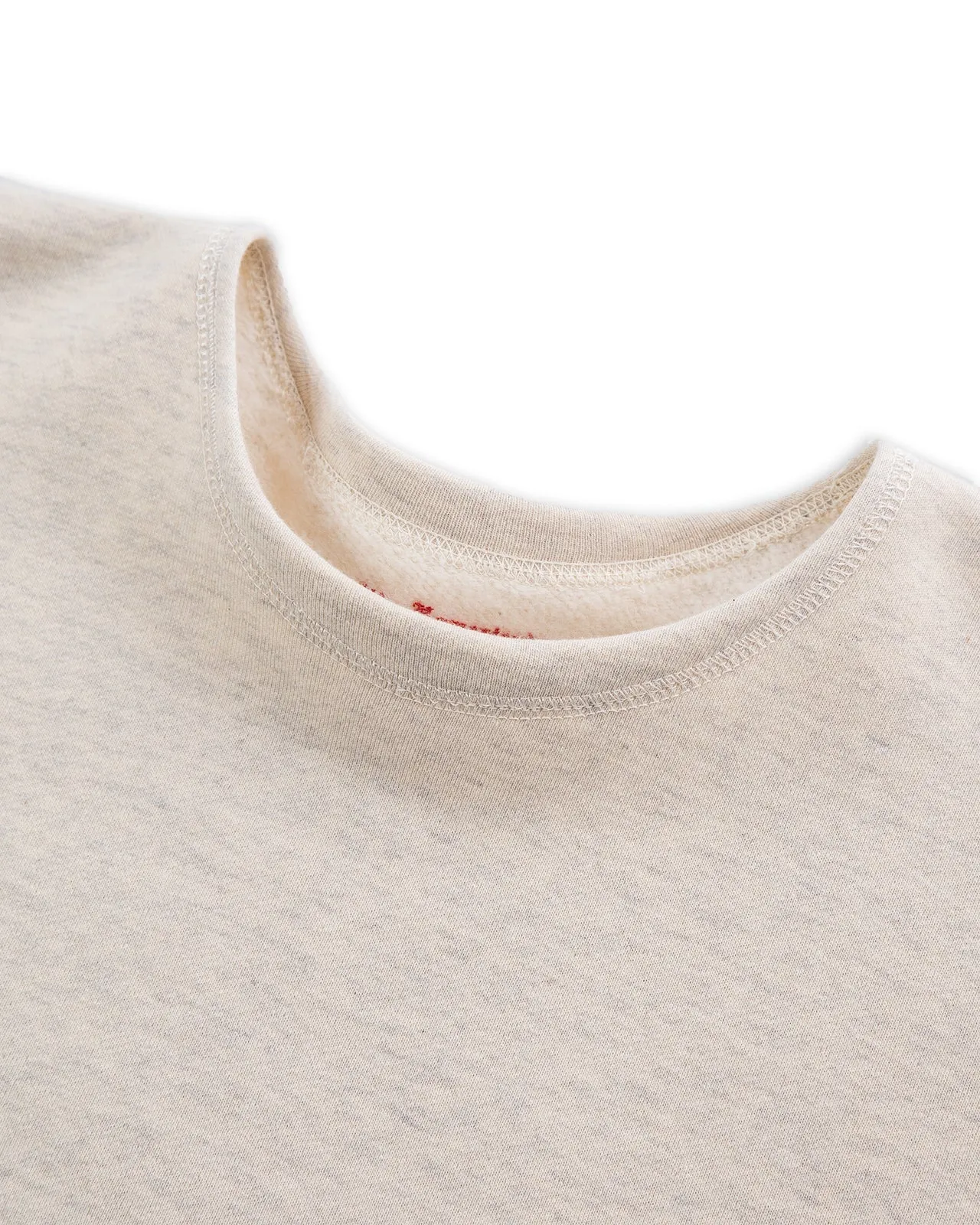 Cotton Fleece Crewneck L/S - Ecru Heather sold by Standard and Strange product image thumbnail 3