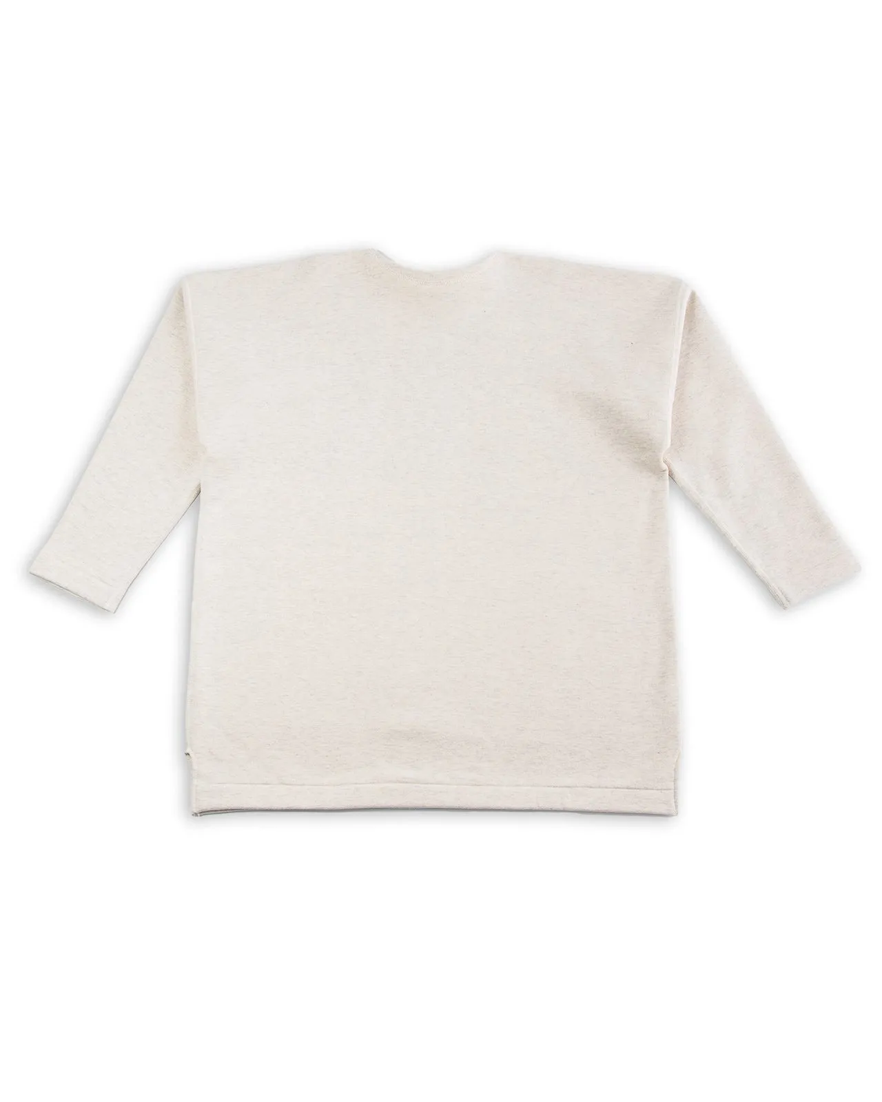 Cotton Fleece Crewneck L/S - Ecru Heather sold by Standard and Strange product image thumbnail 2