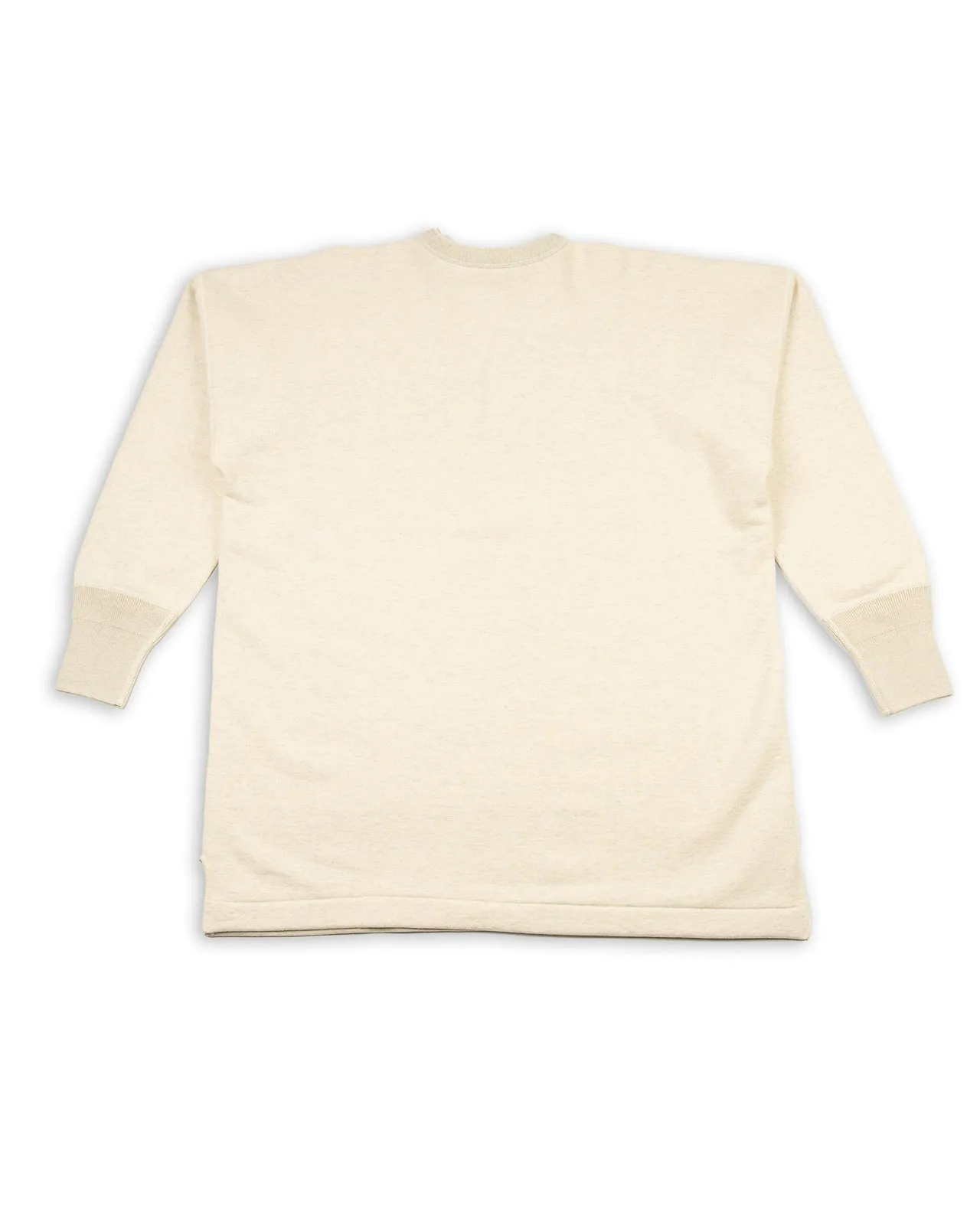 Cotton Fleece Henley Neck L/S - Ecru Heather sold by Standard and Strange product image thumbnail 2