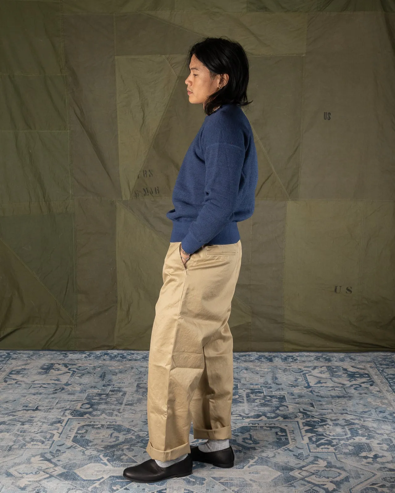 Mix Extra Cotton Fleece Crew Neck - Midnight Blue sold by Standard and Strange product image thumbnail 5