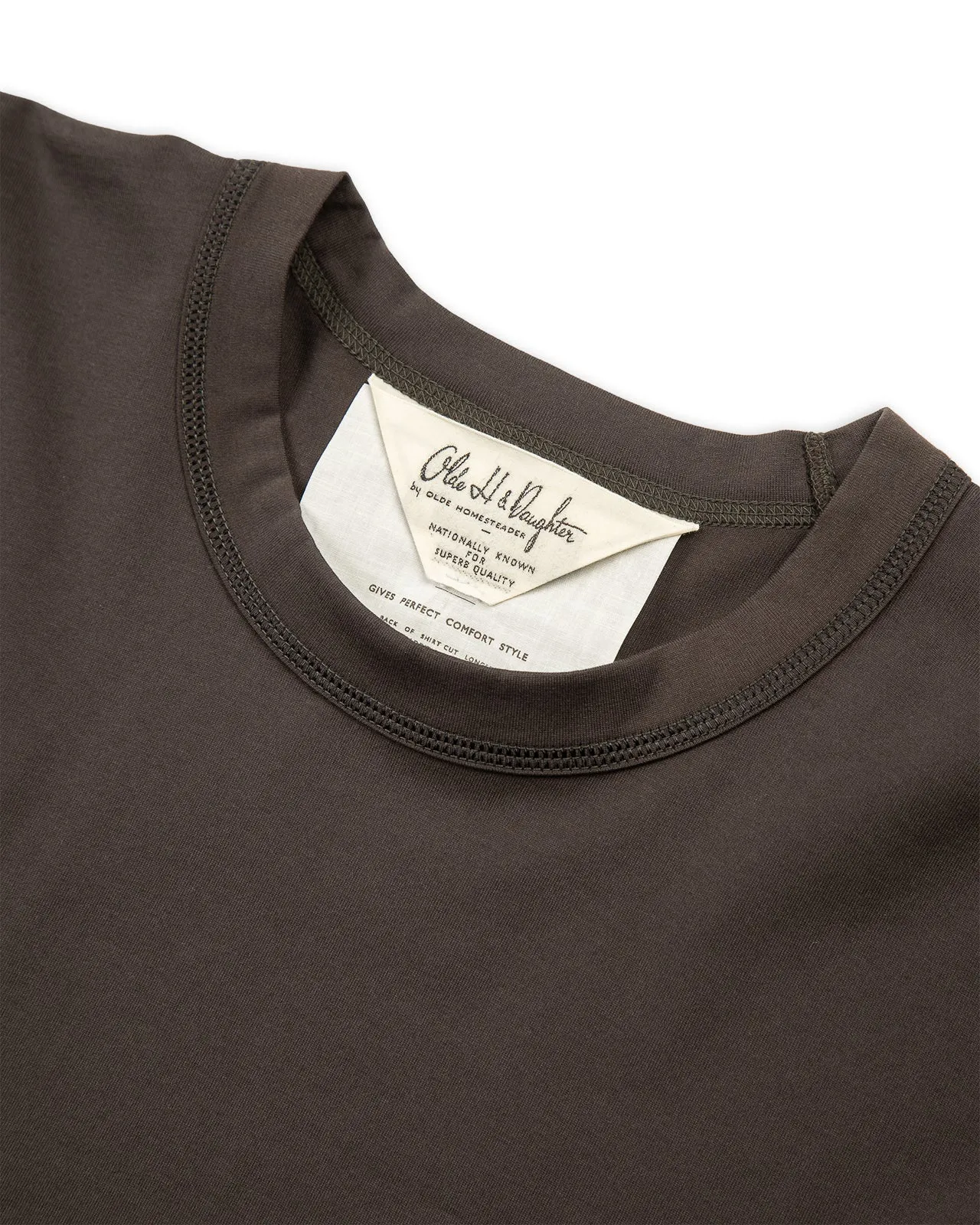 Suvin Plain Stitch Crewneck L/S - Ink Black sold by Standard and Strange product image thumbnail 3