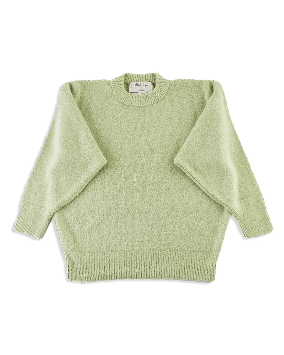 Silk Shaggy Dog Pullover - Pistachio sold by Standard and Strange