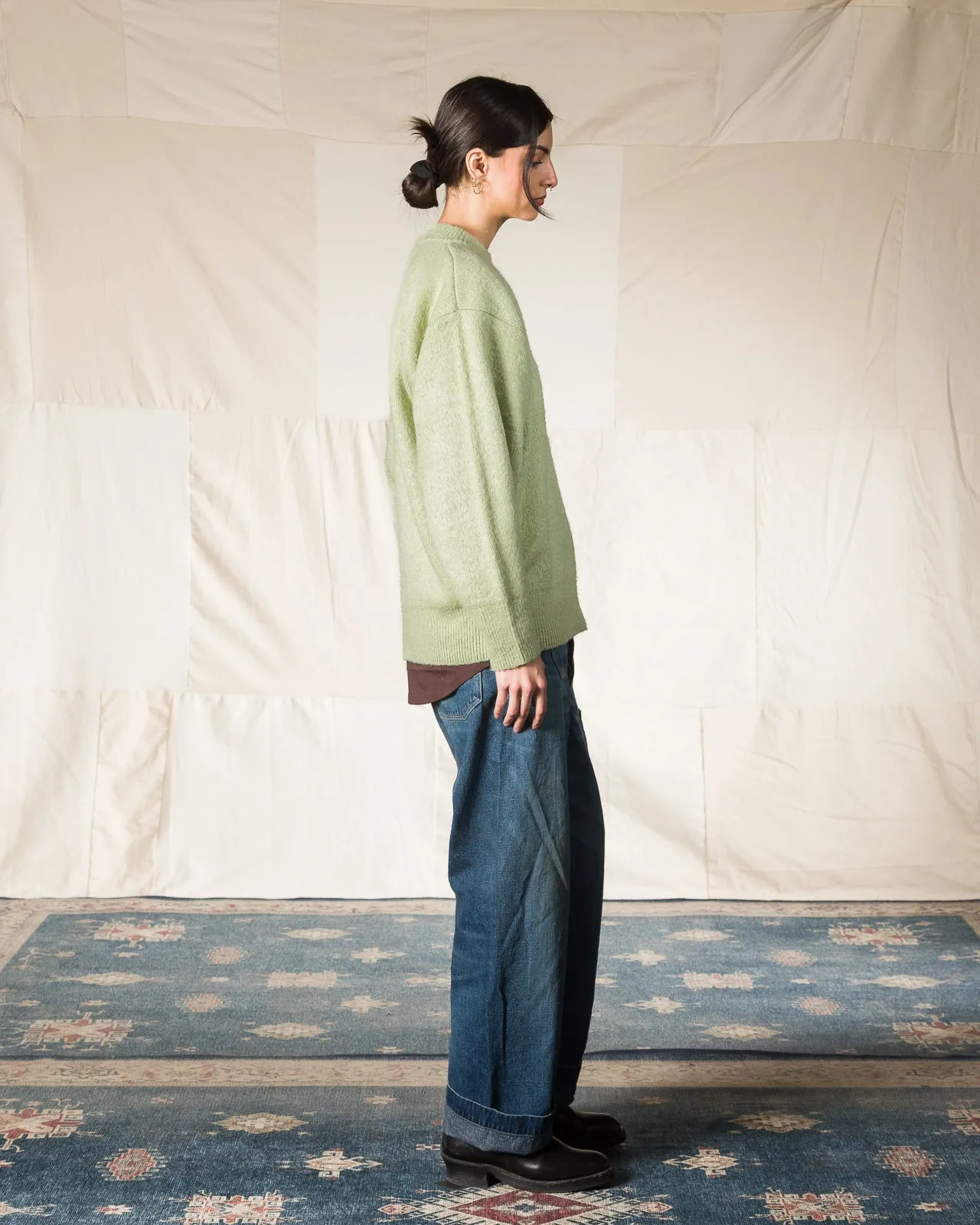 Silk Shaggy Dog Pullover - Pistachio sold by Standard and Strange product image thumbnail 5