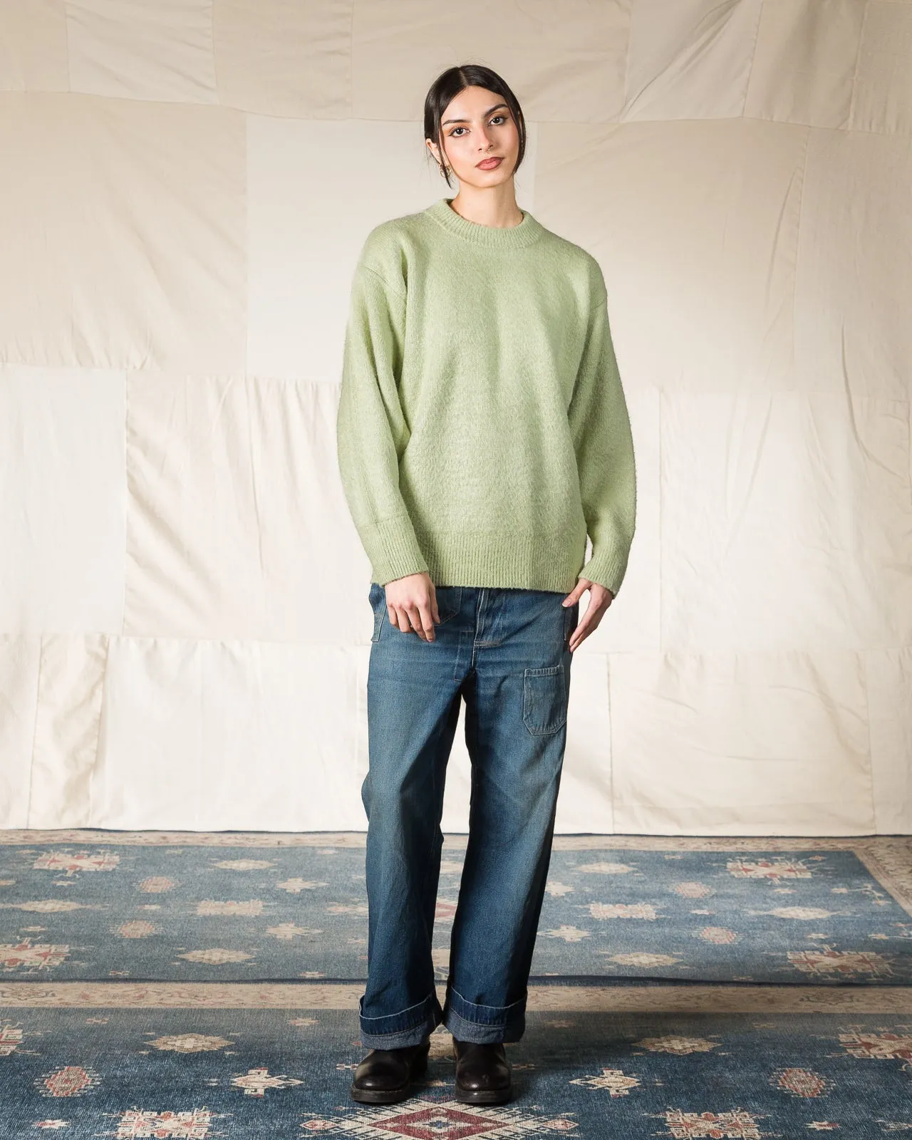 Silk Shaggy Dog Pullover - Pistachio sold by Standard and Strange product image thumbnail 3