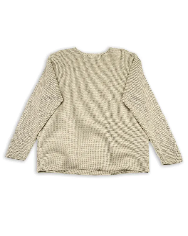 Silk Hand Knitting Heavyweight Rib Pullover - Willow 8 sold by Standard and Strange