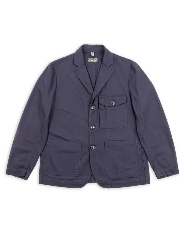 Greenwich Jacket - Dark Blue Oxford sold by Standard and Strange