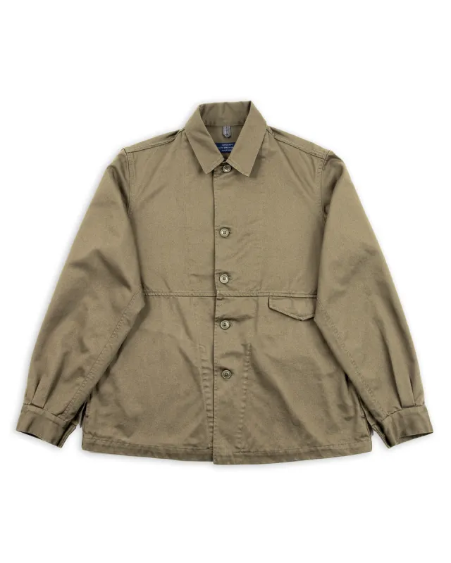 Pierce Jacket - Jungle Green Gabardine sold by Standard and Strange