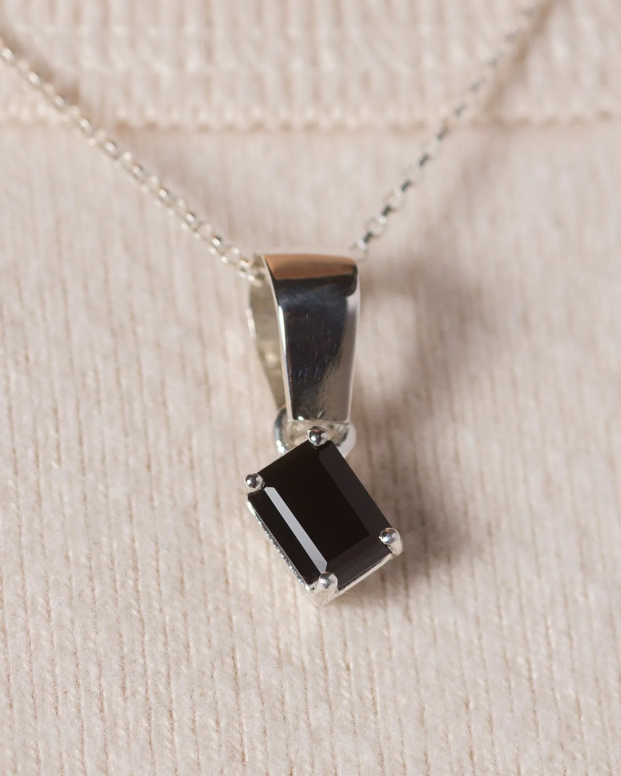 Black Onyx Charm Necklace sold by Standard and Strange