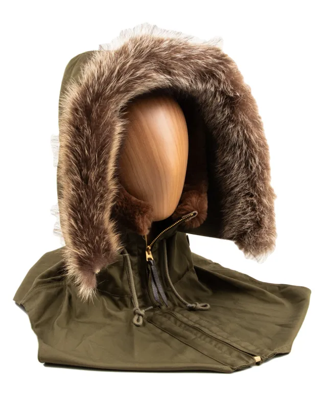 AL-1 / HOOD, PARKA - Olive sold by Standard and Strange