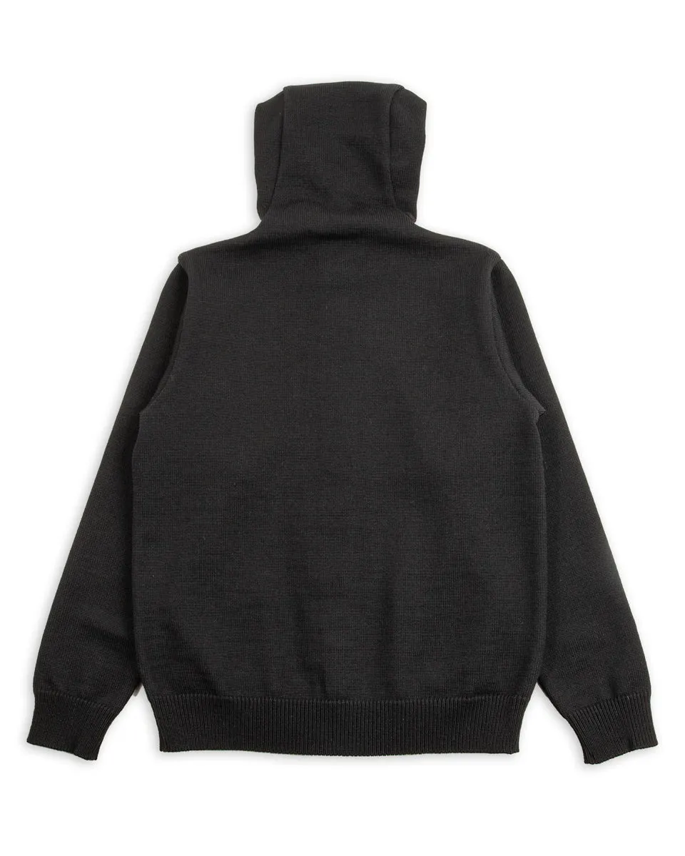 30s Hooded Knit Sweater - Black sold by Standard and Strange product image thumbnail 2
