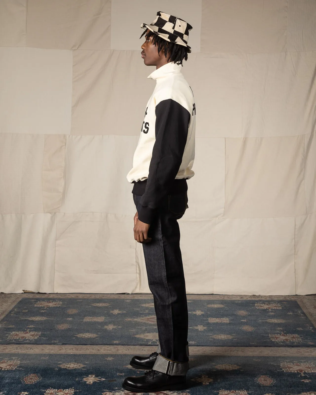 Buco Half-Zip Motorcyle Jersey / Buco-Product - Black / White sold by Standard and Strange product image thumbnail 5