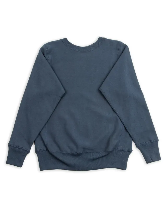 Lot 483 Reverse Weave Loopwheel Sweatshirt - Navy made by Warehouse