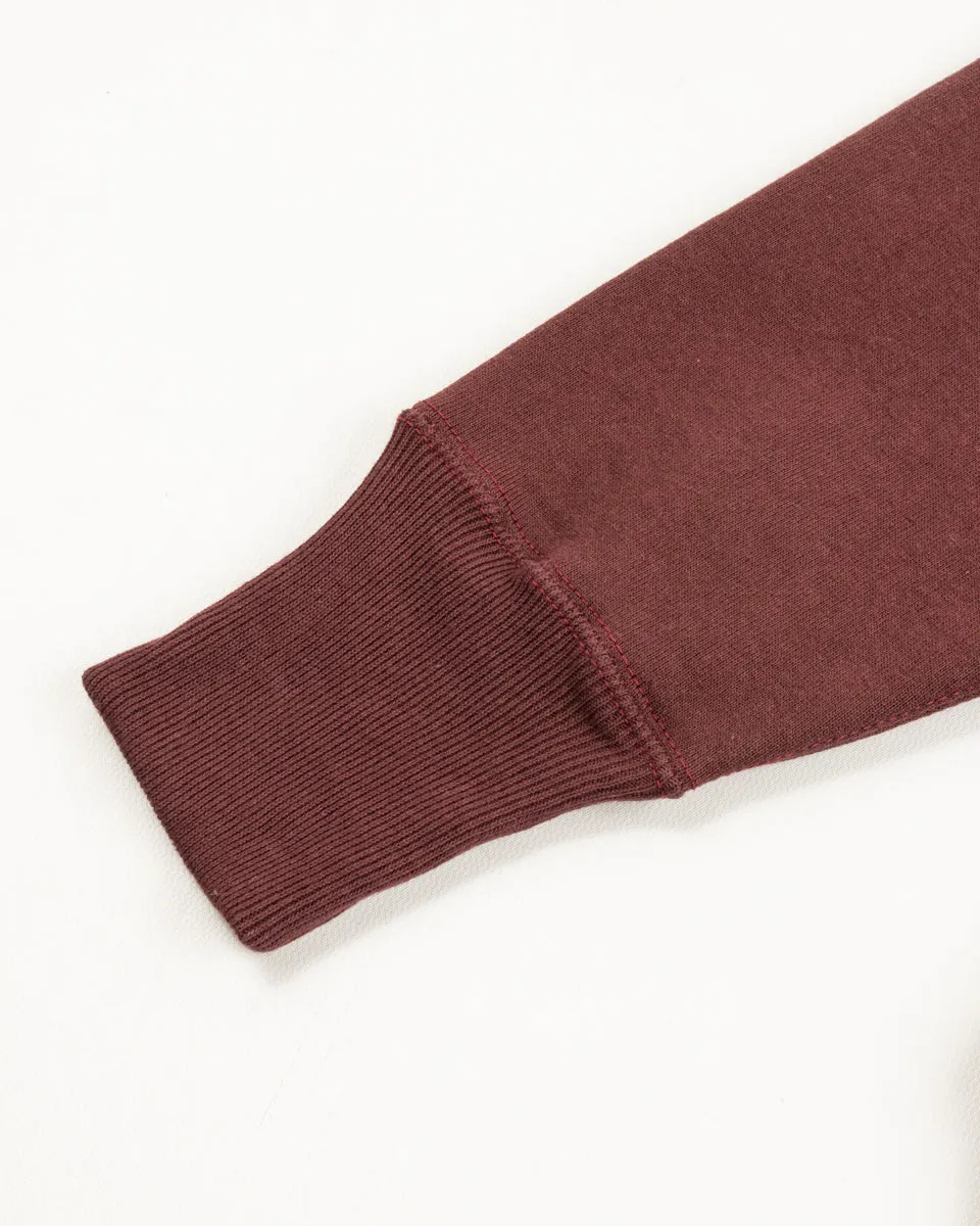 Lot 483 Reverse Weave Loopwheel Sweatshirt - Bordeaux sold by Standard and Strange product image thumbnail 5