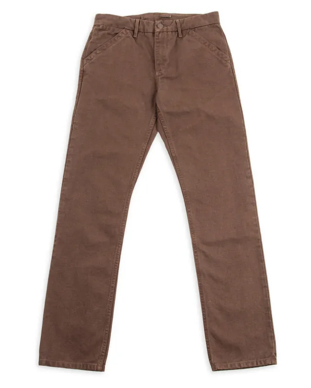 Workers Chino - 14oz Bark sold by Standard and Strange