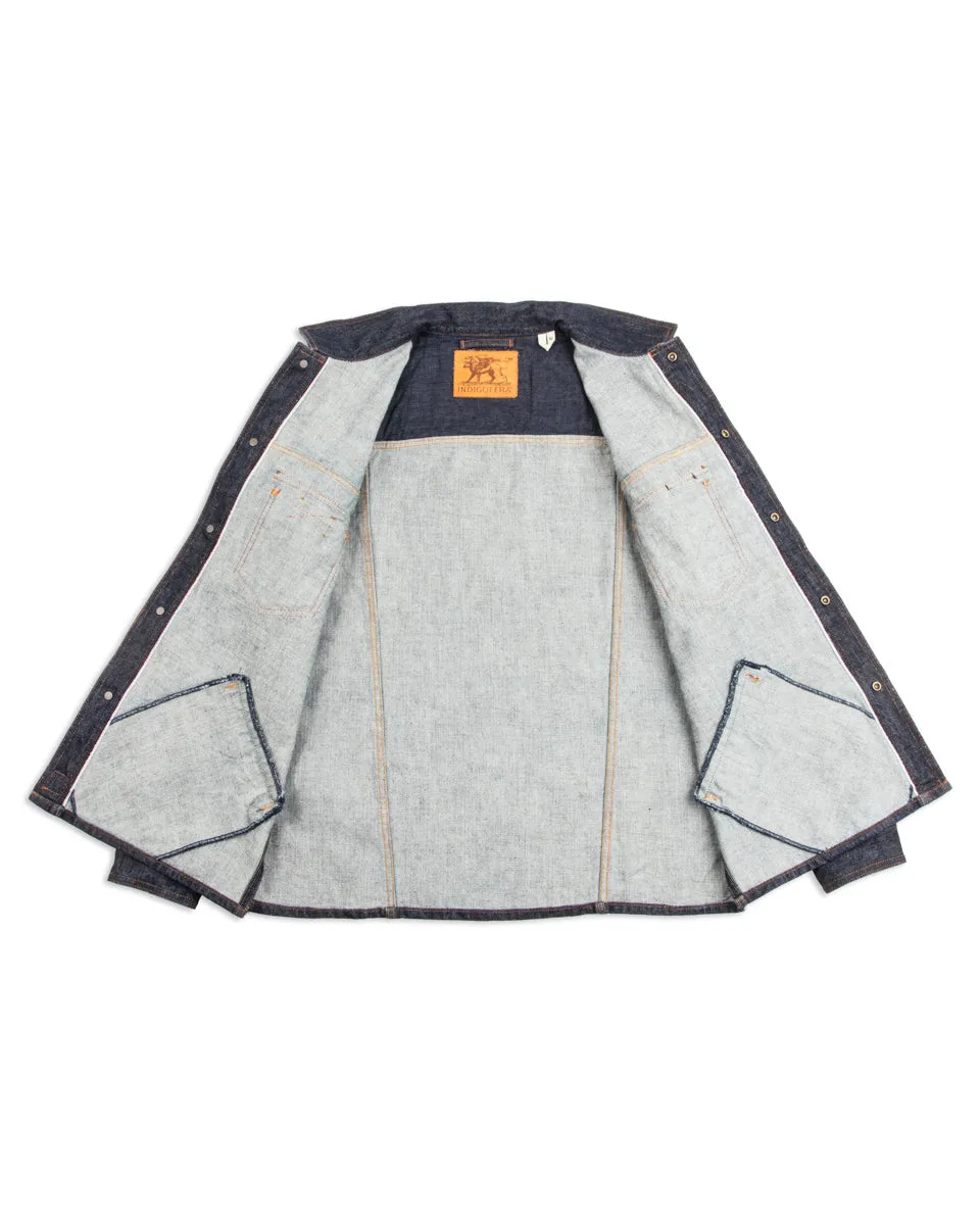 Fargo Trucker Jacket - Indigo sold by Standard and Strange product image thumbnail 3