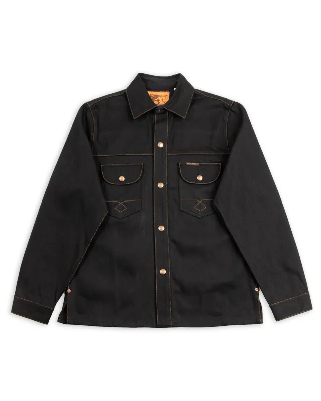 Fargo Shirt - Black Gunpowder Denim sold by Standard and Strange