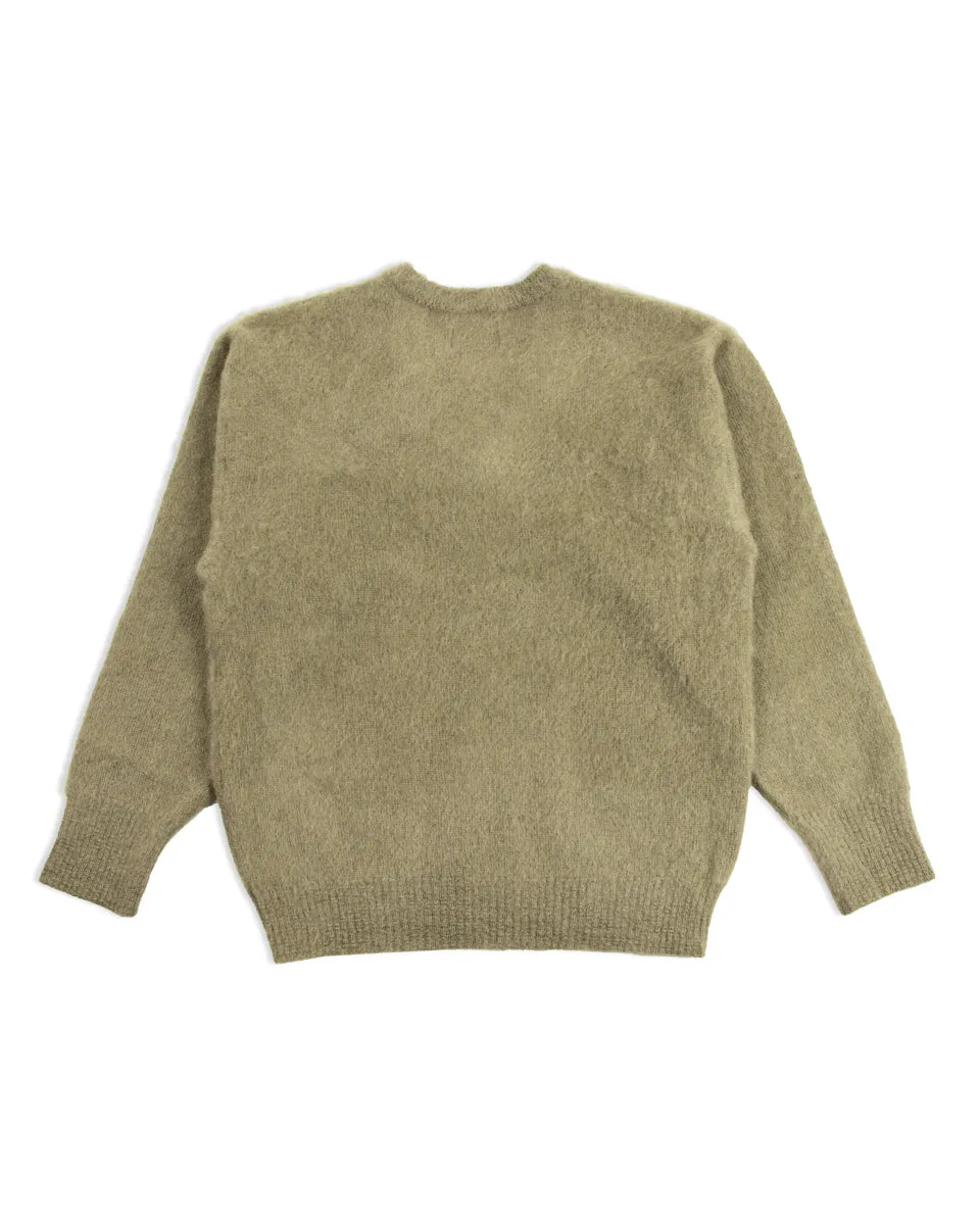Joe McCoy Mohair V-Neck Sweater - Mint sold by Standard and Strange product image thumbnail 2