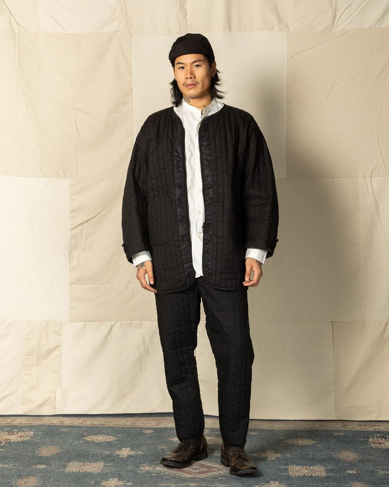 Oiled Quilting Liner Jacket - Oiled Black sold by Standard and Strange product image thumbnail 3