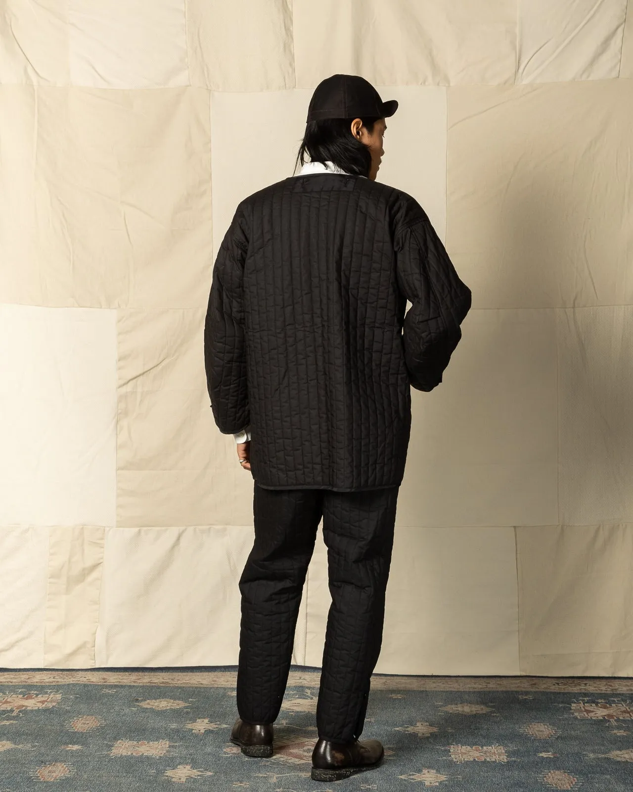 Oiled Quilting Liner Jacket - Oiled Black sold by Standard and Strange product image thumbnail 5