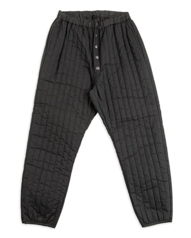 Oiled Quilting Athletic Pants - Oiled Black sold by Standard and Strange