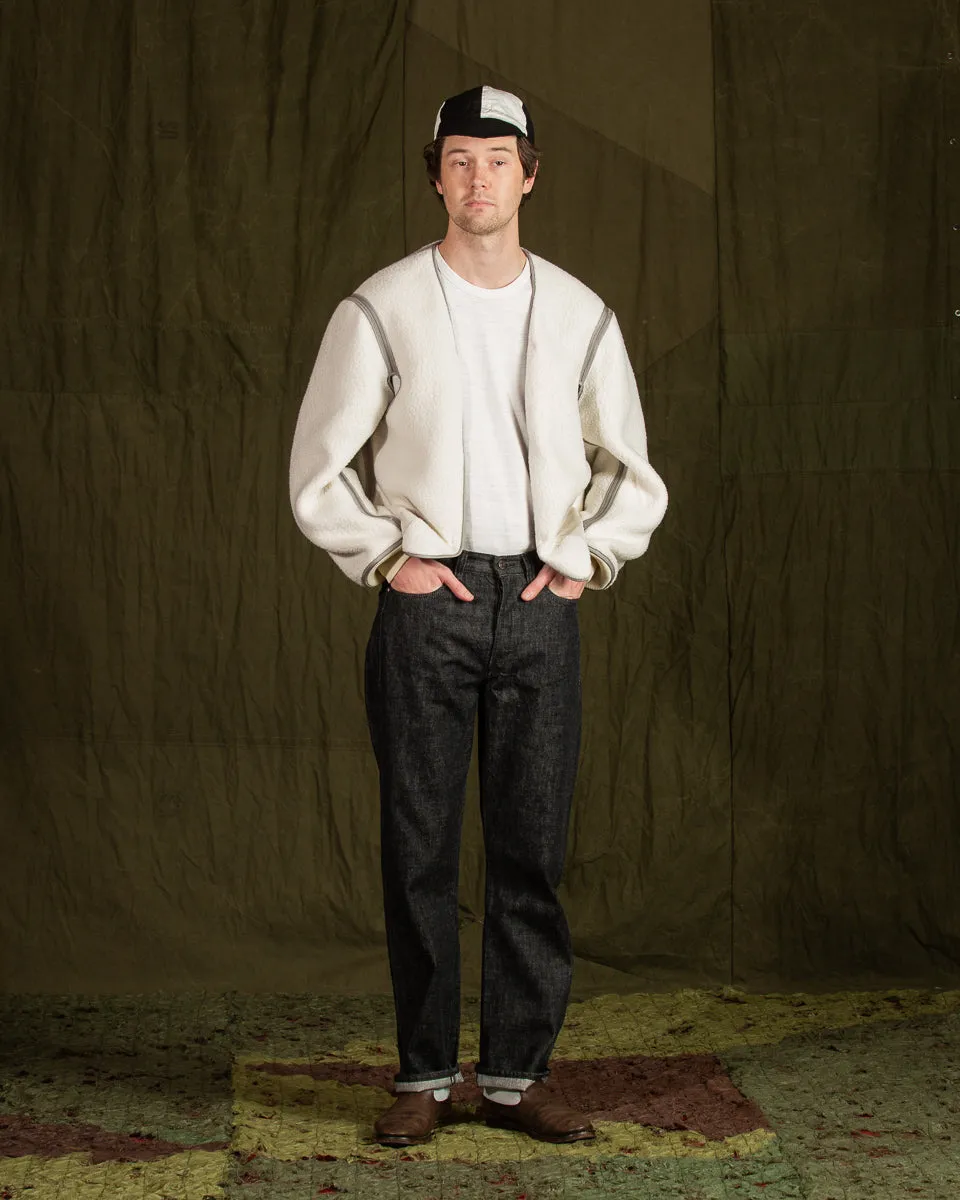 1101BK - Straight Selvedge Denim - Black sold by Standard and Strange product image thumbnail 4