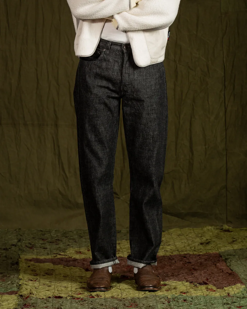 1101BK - Straight Selvedge Denim - Black sold by Standard and Strange product image thumbnail 5