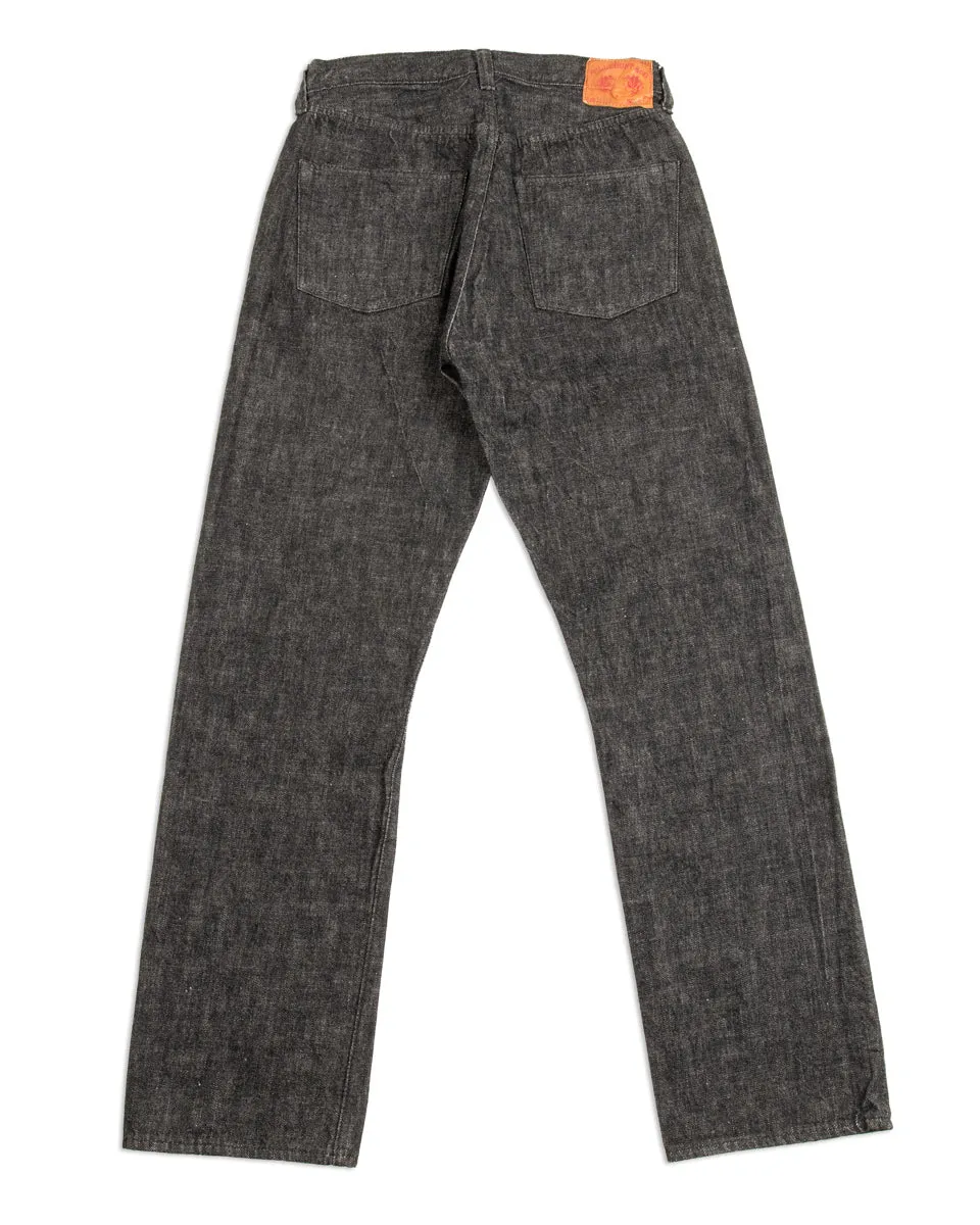 1101BK - Straight Selvedge Denim - Black sold by Standard and Strange product image thumbnail 2