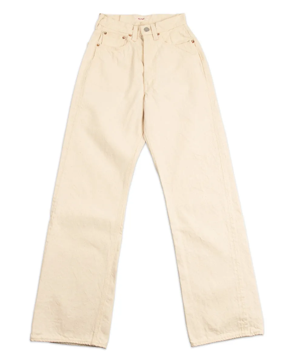 0107EC - Womens' Wide Straight "Monroe" - Ecru Denim sold by Standard and Strange