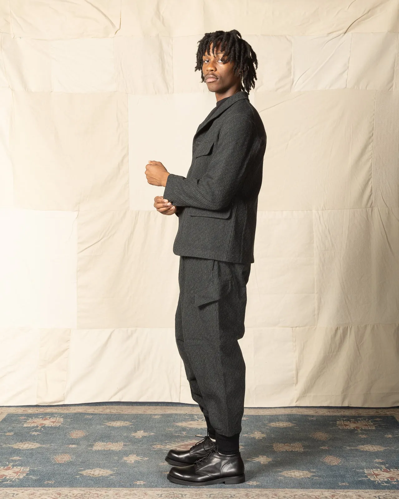 Ski Trousers - Forest Lovat Crepe Twist Sporting Tweed sold by Standard and Strange product image thumbnail 5