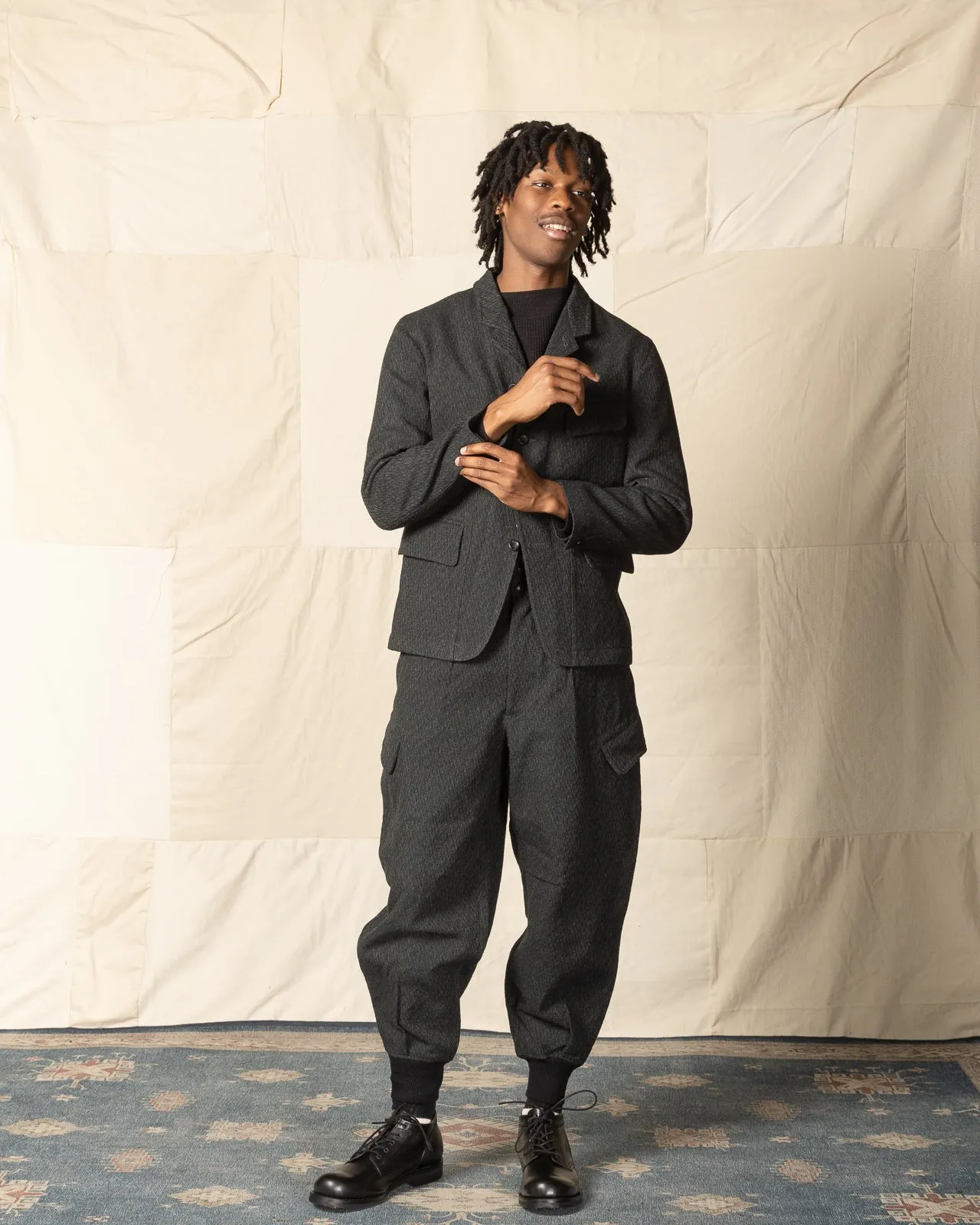 Ski Trousers - Forest Lovat Crepe Twist Sporting Tweed sold by Standard and Strange product image thumbnail 3