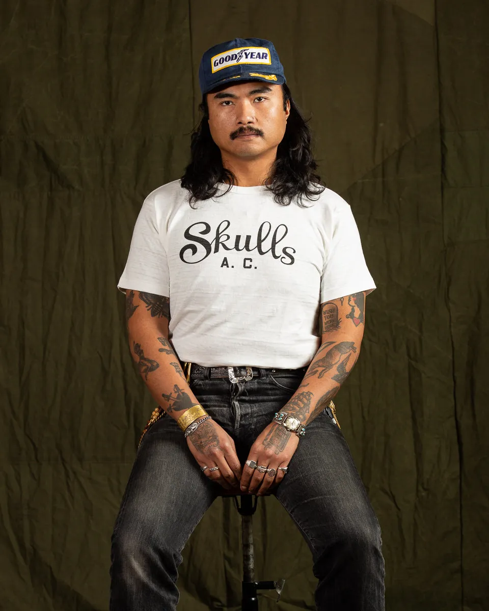 Skulls Athletic Club Tee - Off-White sold by Standard and Strange product image thumbnail 3