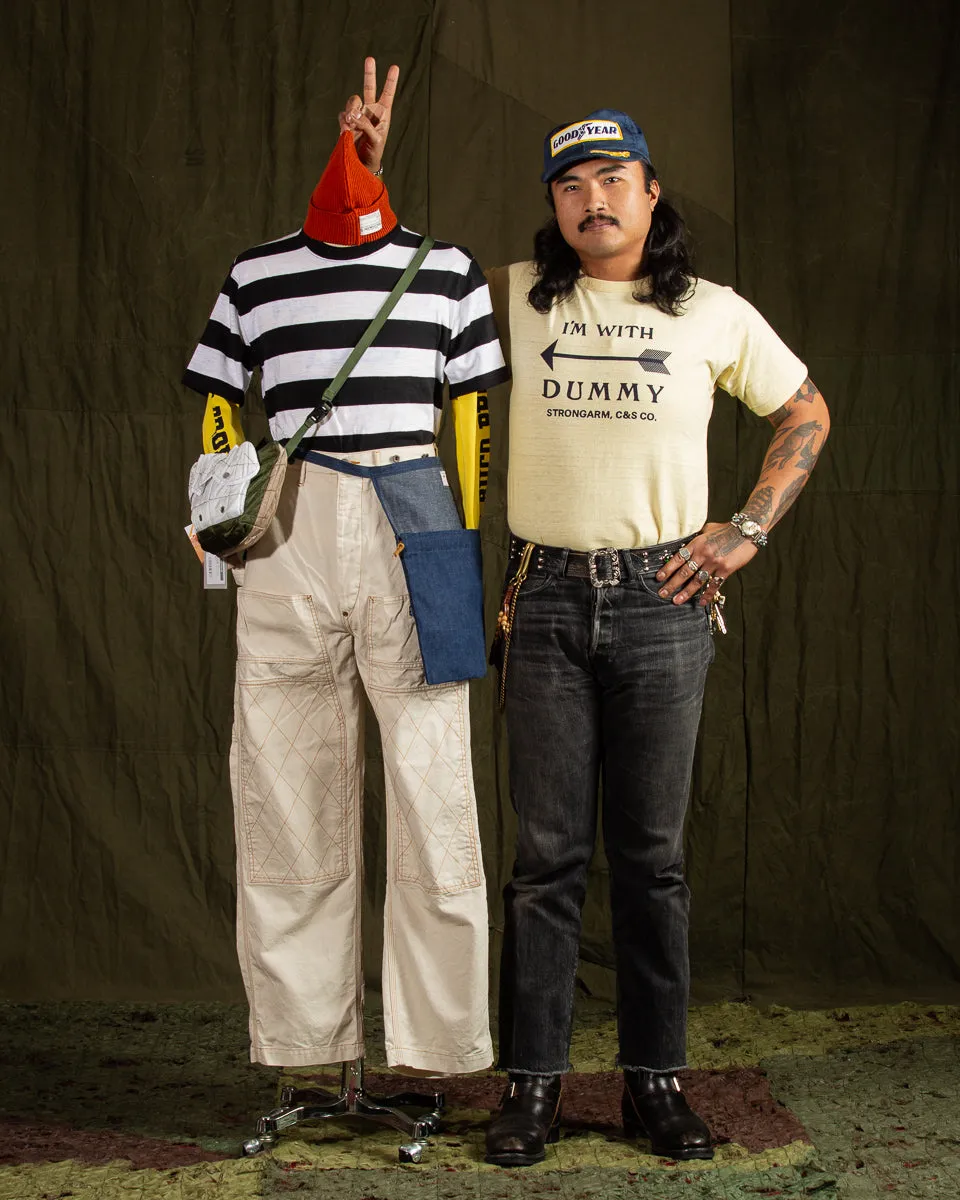 I'm with Dummy T-Shirt - Yellow sold by Standard and Strange product image thumbnail 3