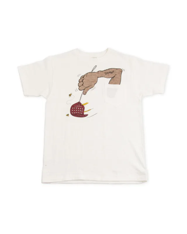 Arm in the Pocket T-Shirt - Off-White sold by Standard and Strange