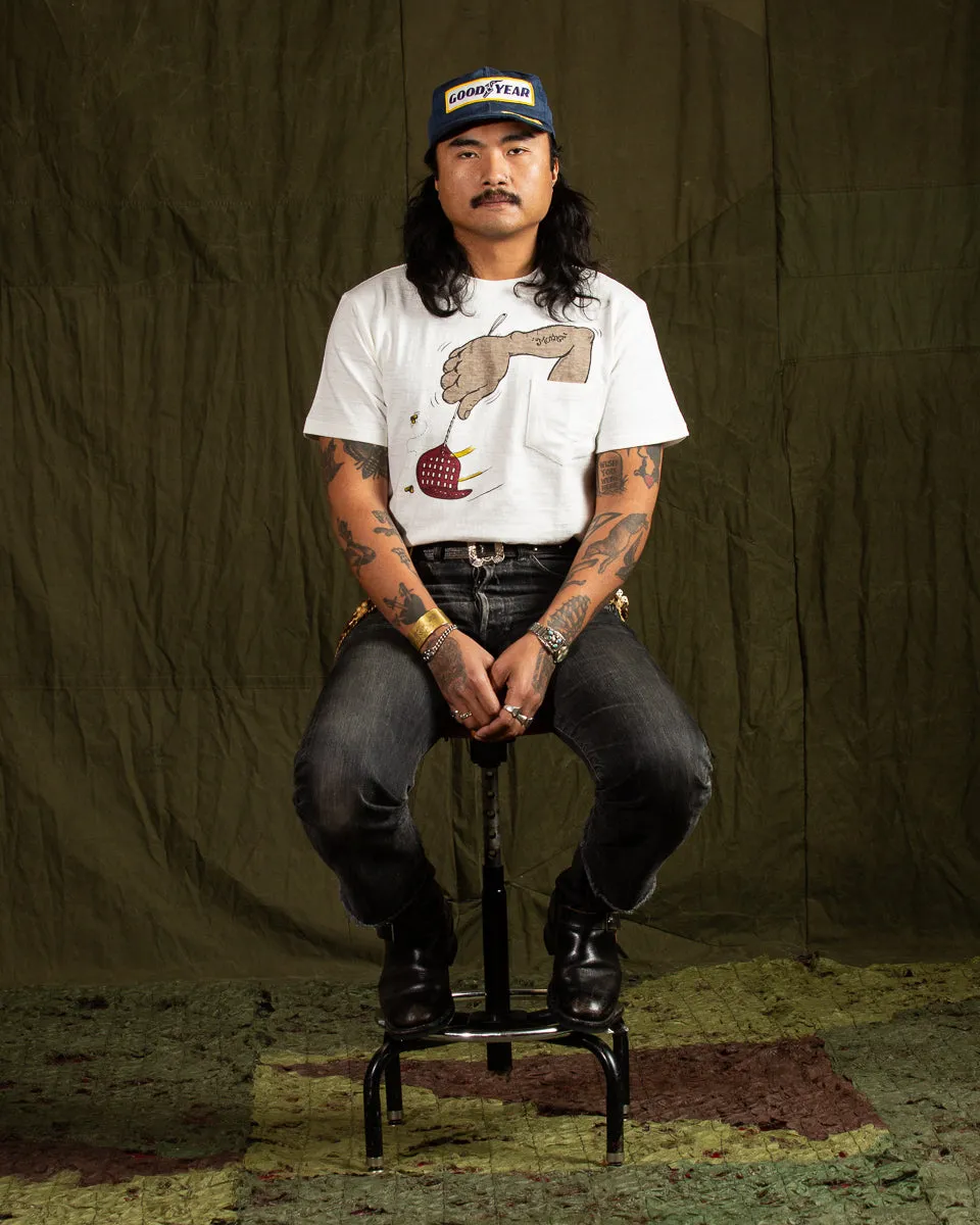 Arm in the Pocket T-Shirt - Off-White sold by Standard and Strange product image thumbnail 3