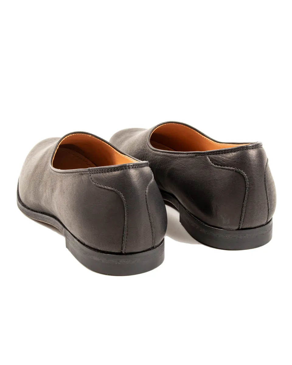 Swan Slip On - Black Deerskin sold by Standard and Strange product image thumbnail 2