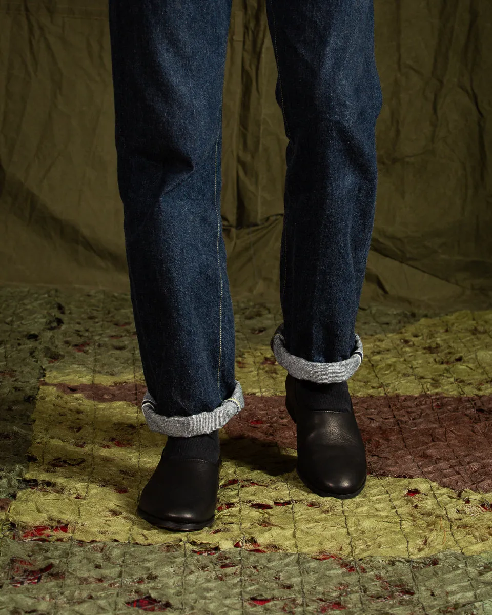 Swan Slip On - Black Deerskin sold by Standard and Strange product image thumbnail 5