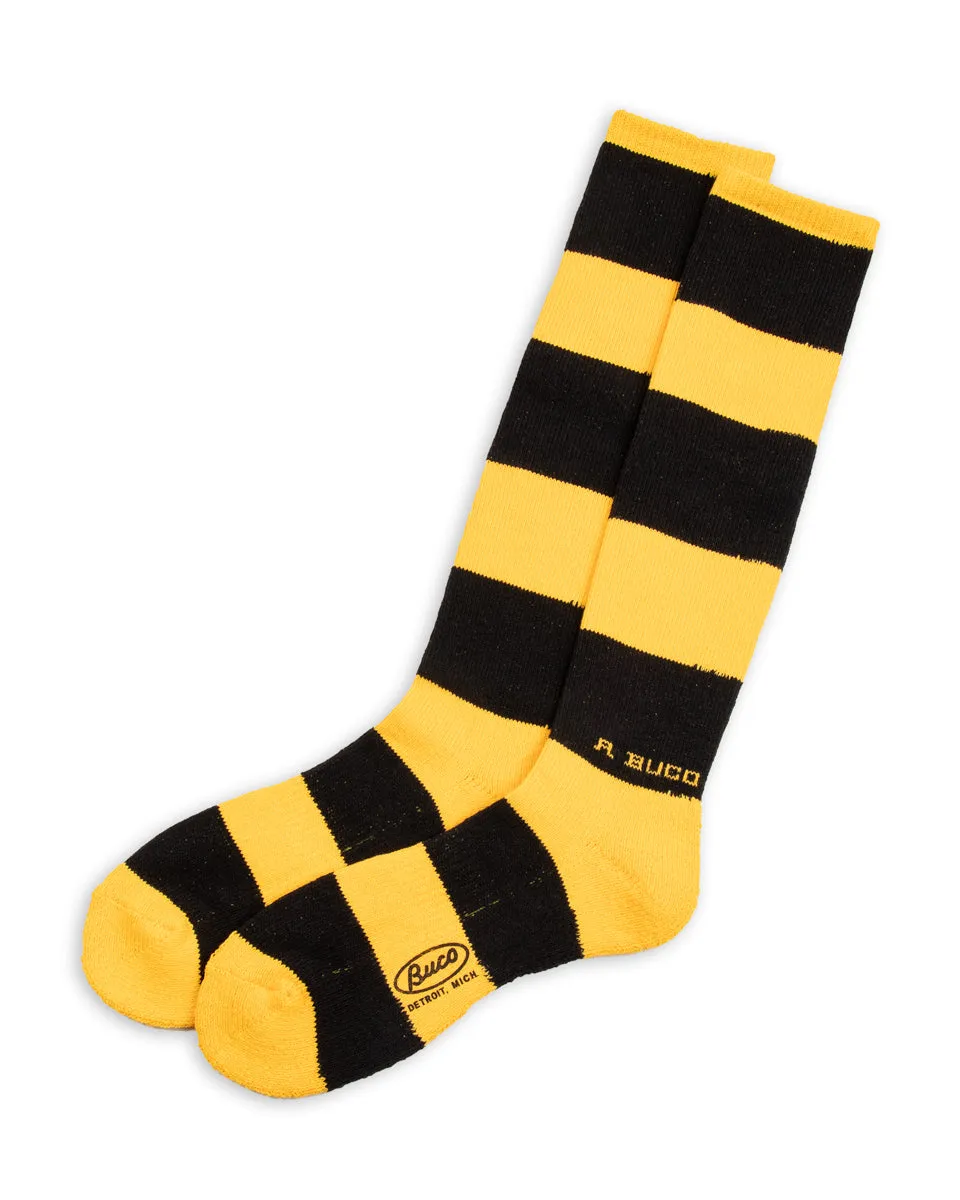 Buco Striped Action Socks - Yellow/Black sold by Standard and Strange product image thumbnail 2