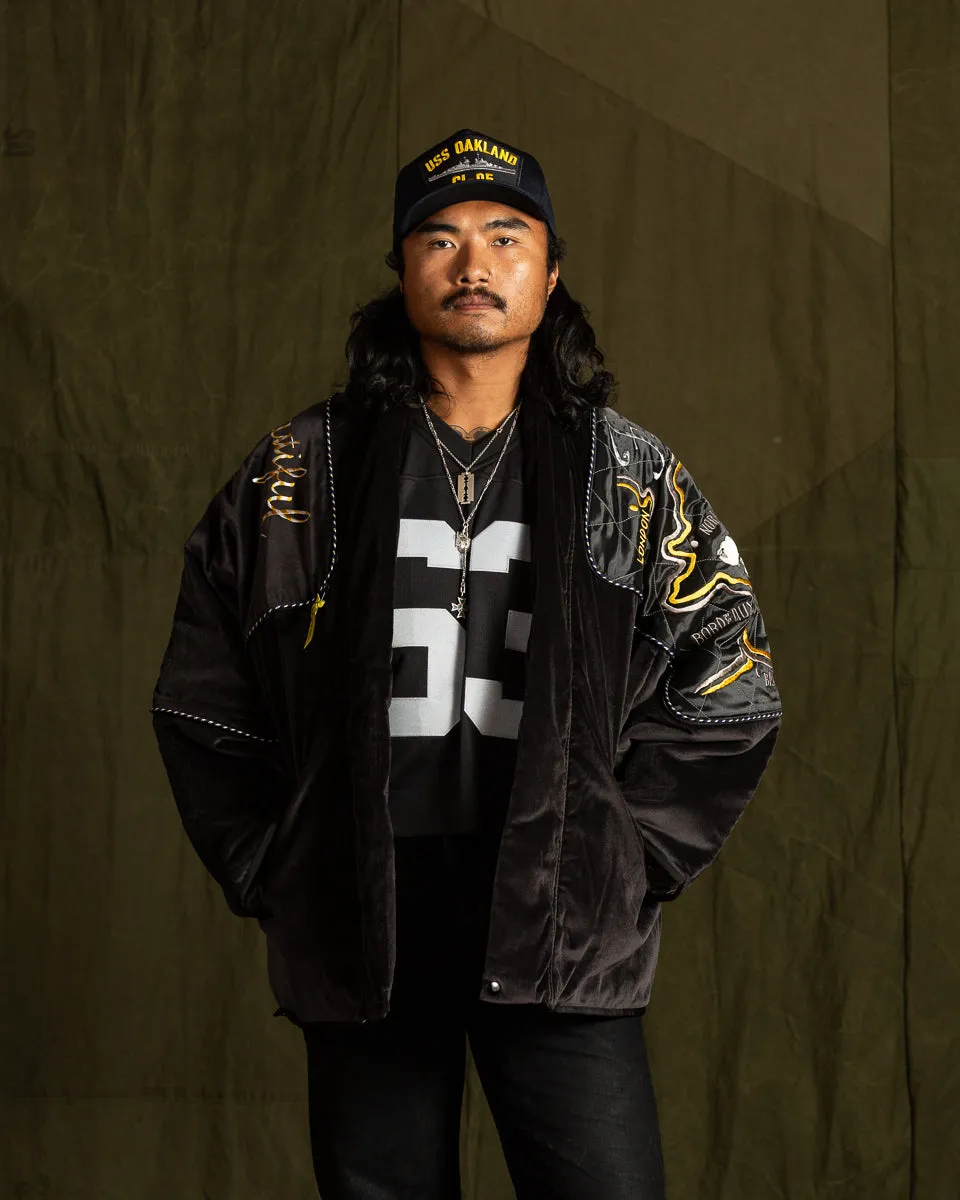 Velveteen KESA SHAM BOMBER JKT (Beautiful FRANCE) - Black 3 sold by Standard and Strange product image thumbnail 5