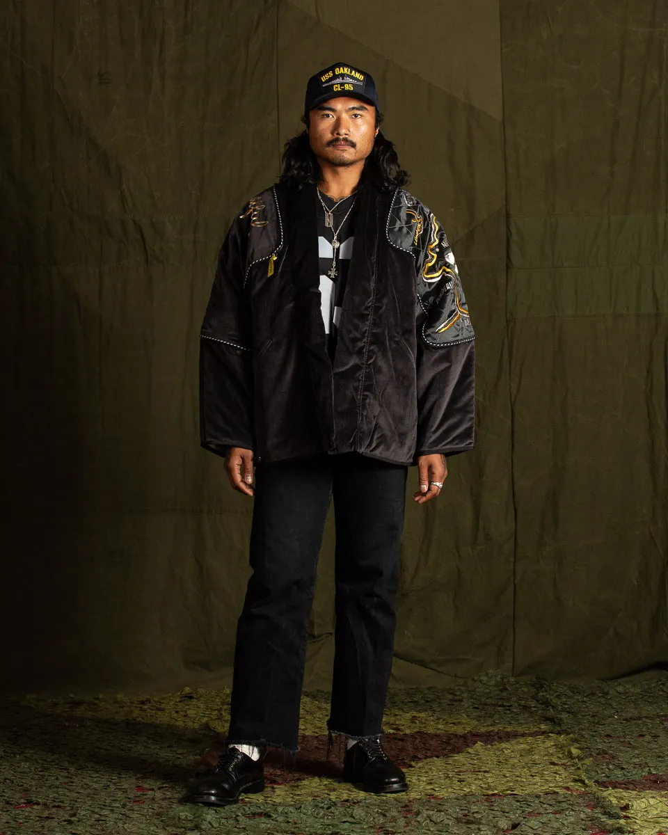 Velveteen KESA SHAM BOMBER JKT (Beautiful FRANCE) - Black 3 sold by Standard and Strange product image thumbnail 4