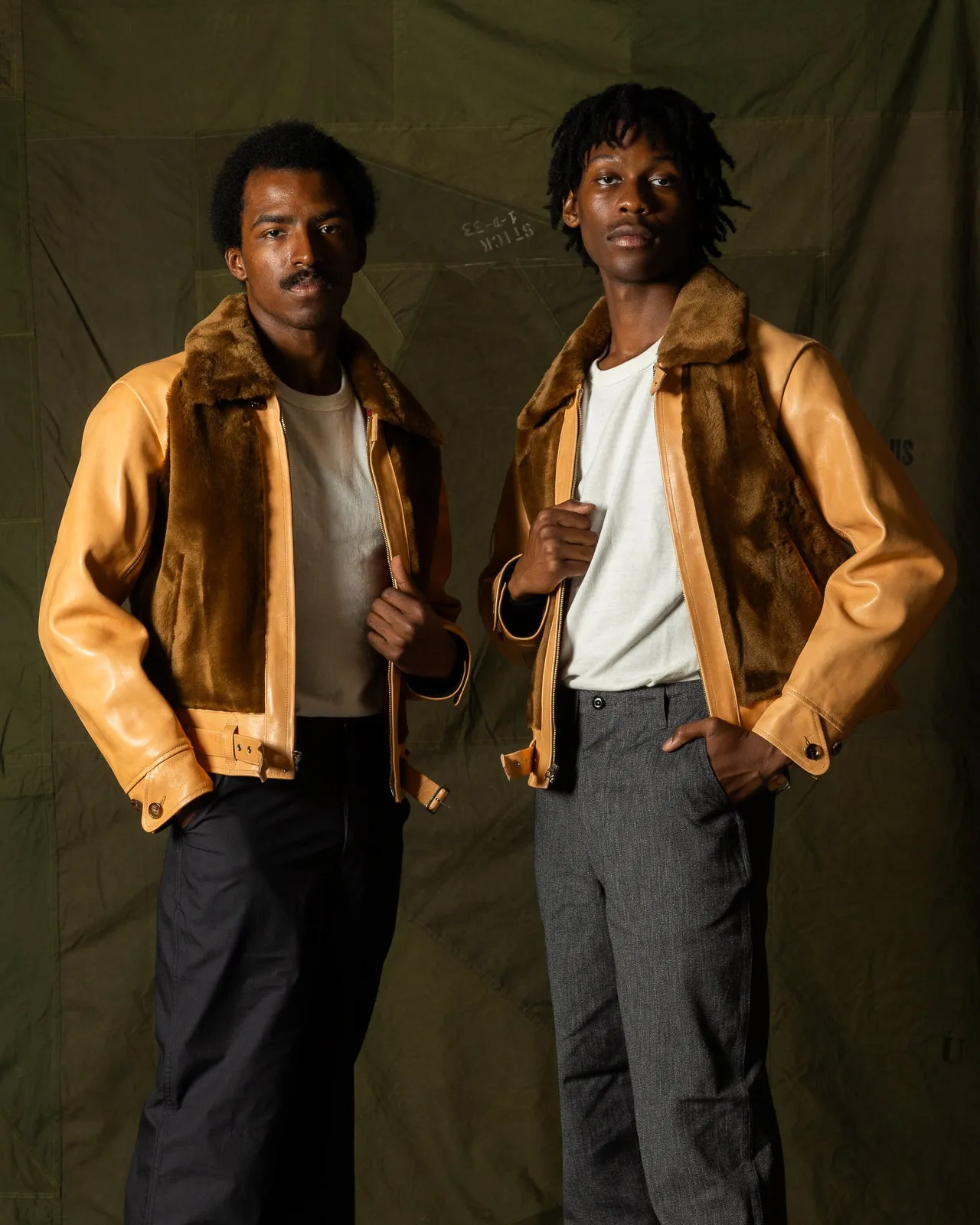 S&S x Attractions Grizzly Jacket - Brown Mouton sold by Standard and Strange product image thumbnail 3