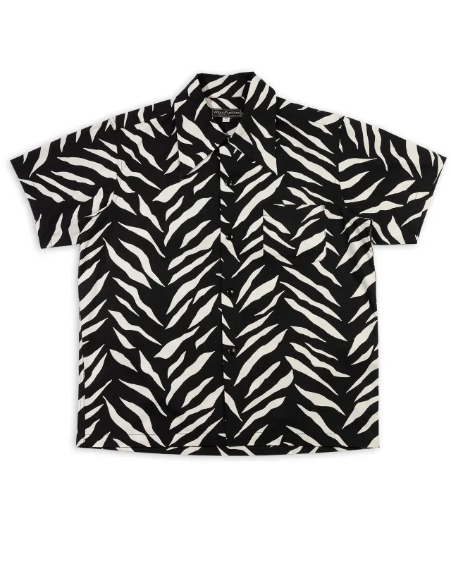 Zebra Shirt - Black made by Standard and Strange