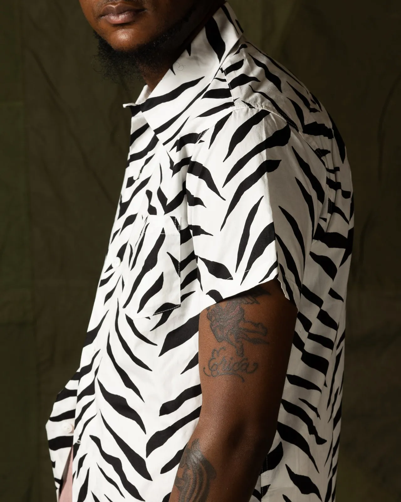 Zebra Shirt - White sold by Standard and Strange product image thumbnail 4